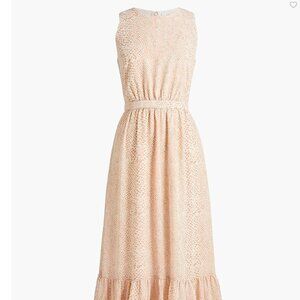 J.Crew Printed Tiered Midi Dress